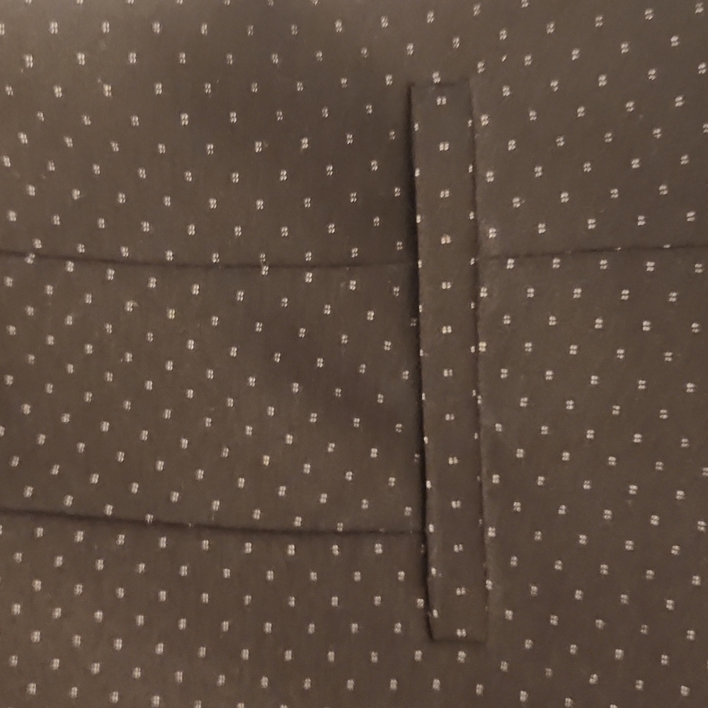 AMANDA & CHELSEA 12 Black Polka Dot Jacket Blazer 3/4 Ruffle Sleeve - Picture 16 of 16